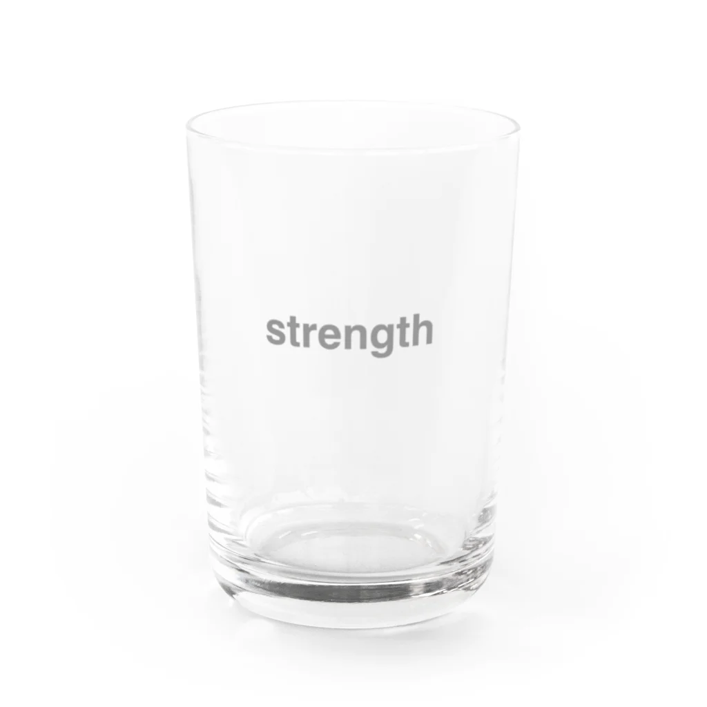 グリーンウィンドのstrength Water Glass :front