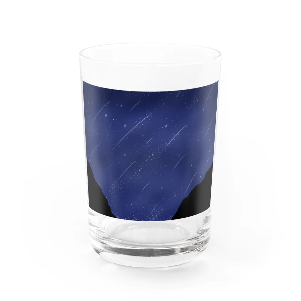 旅する小説のあの日の夜空の名前 Water Glass :front