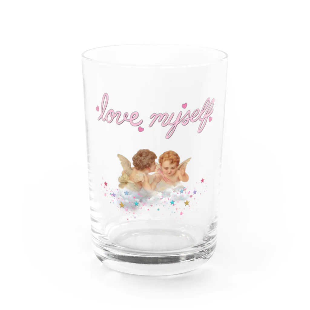 エムの♡Love Myself♡ Water Glass :front