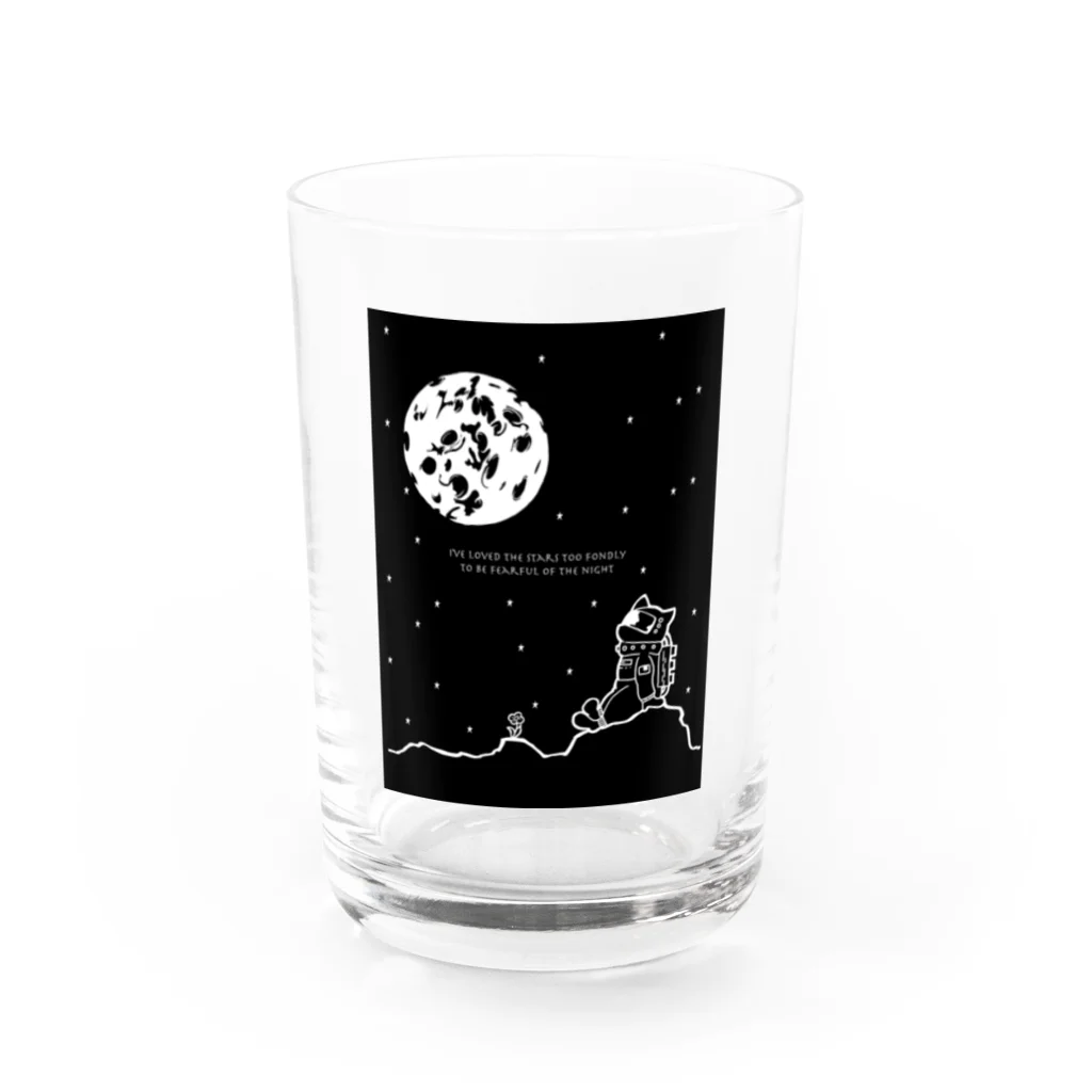 art_Akira_NandAの宇宙猫(ソラネコ) グラス前面