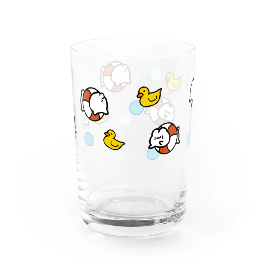 コッペパンうさぎのうさぎの夏 Water Glass :front