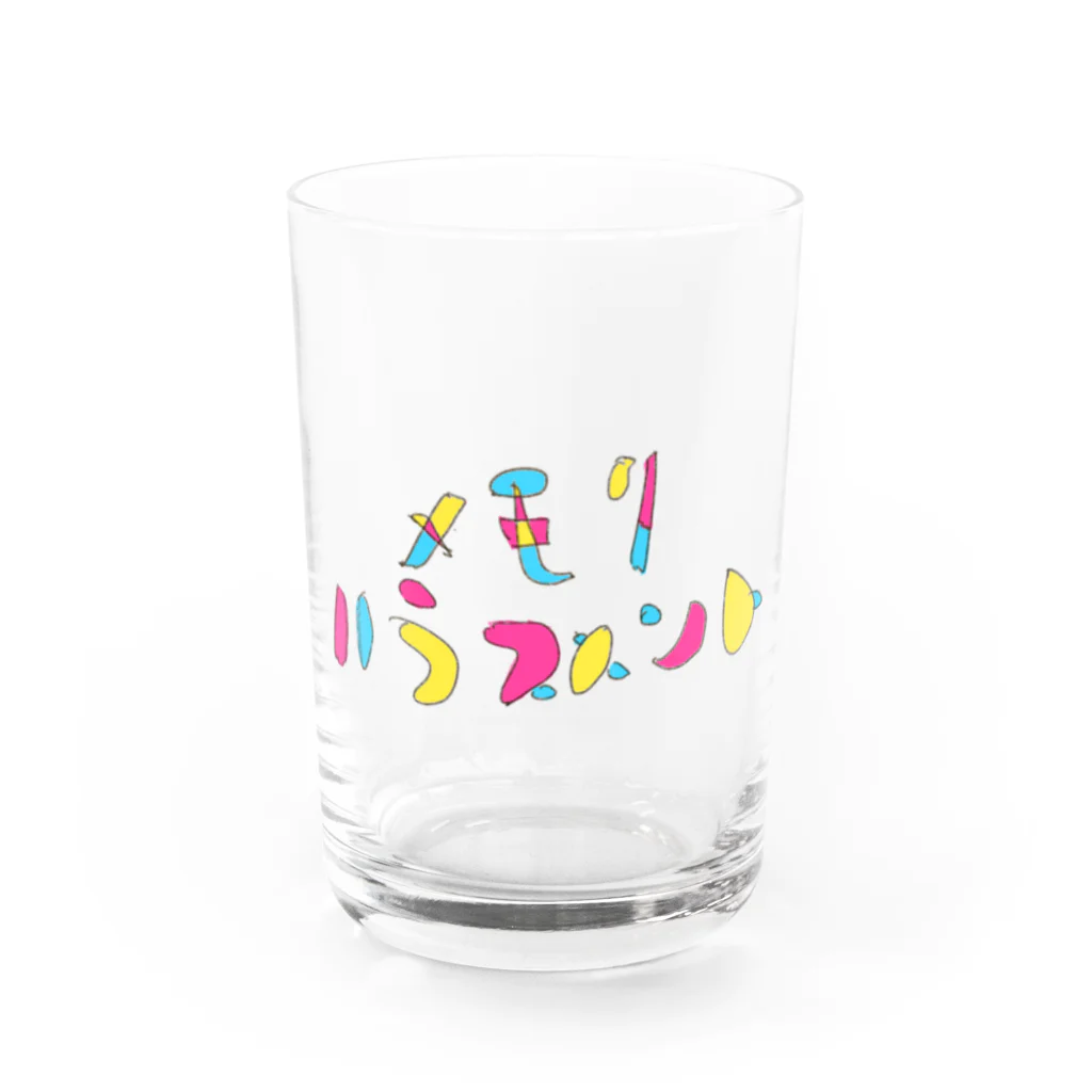 葉月の メモリハラスメント Water Glass :front