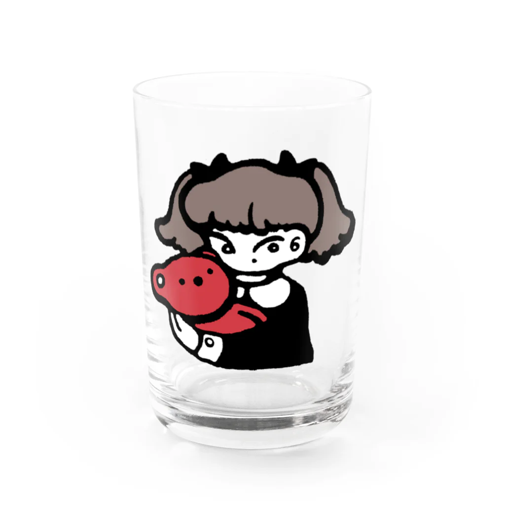 はらいそのだきしめる Water Glass :front