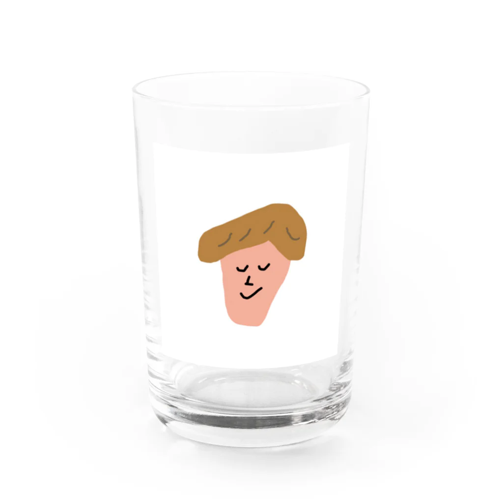 キムチチゲのしゃくれくん Water Glass :front