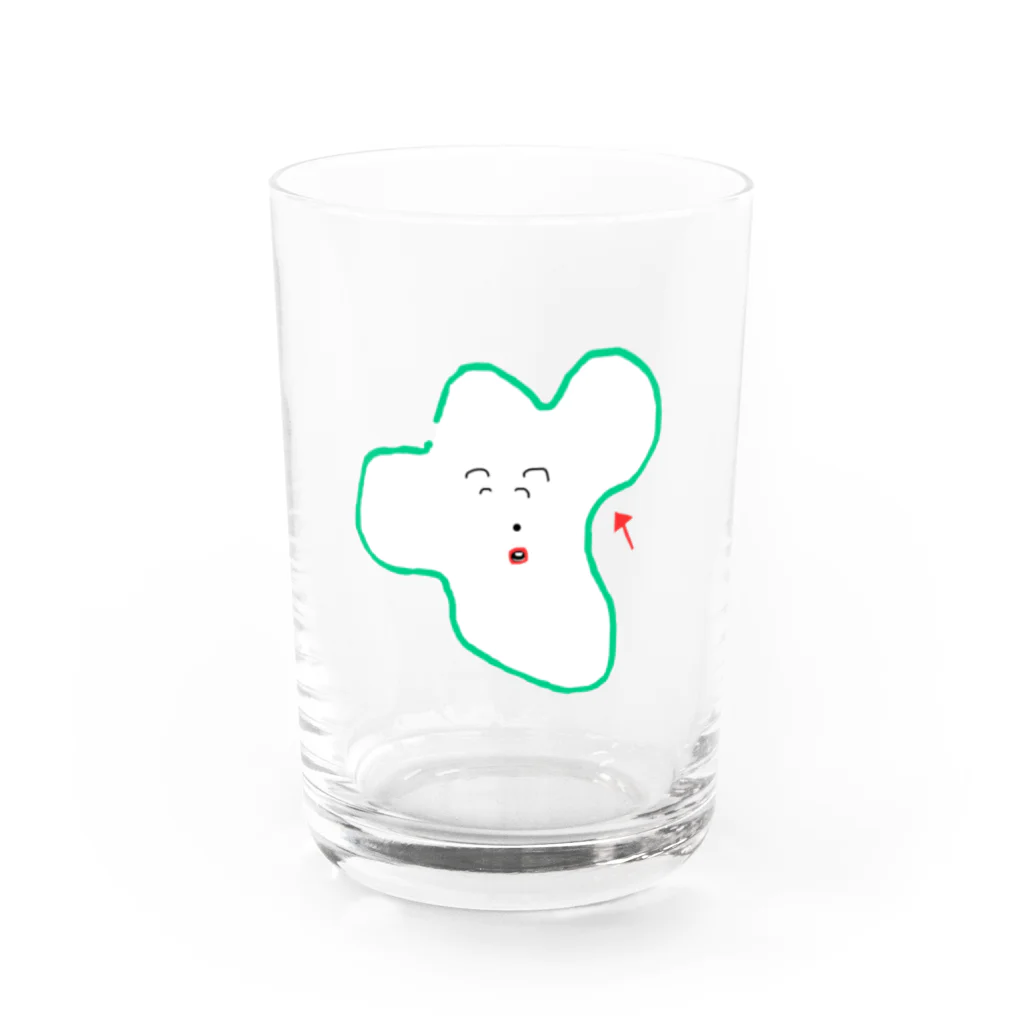 ちぐやのこちら別府です Water Glass :front