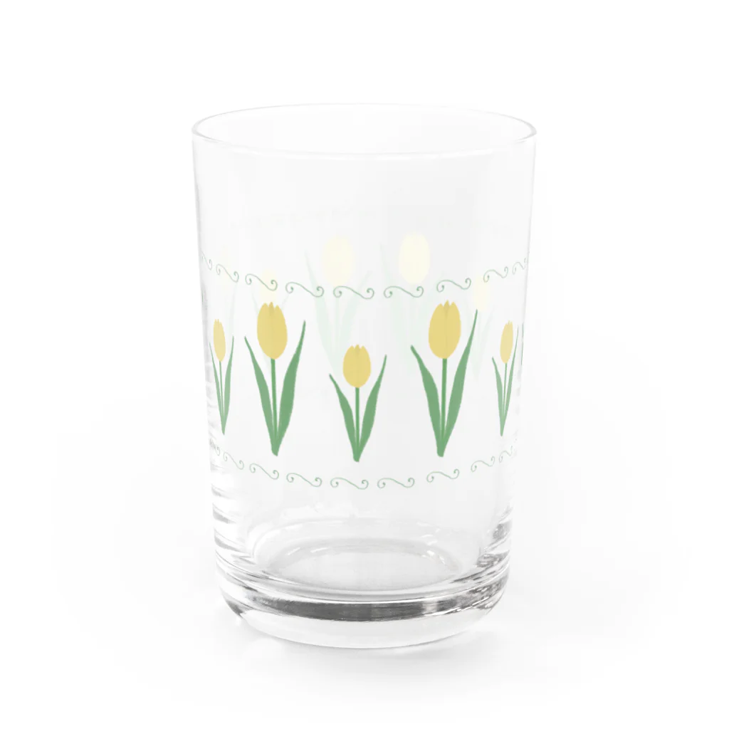  𝚂𝙷𝙾𝙿 𝚂𝚎𝙸𝙽𝙰のチューリップのグラス Water Glass :front