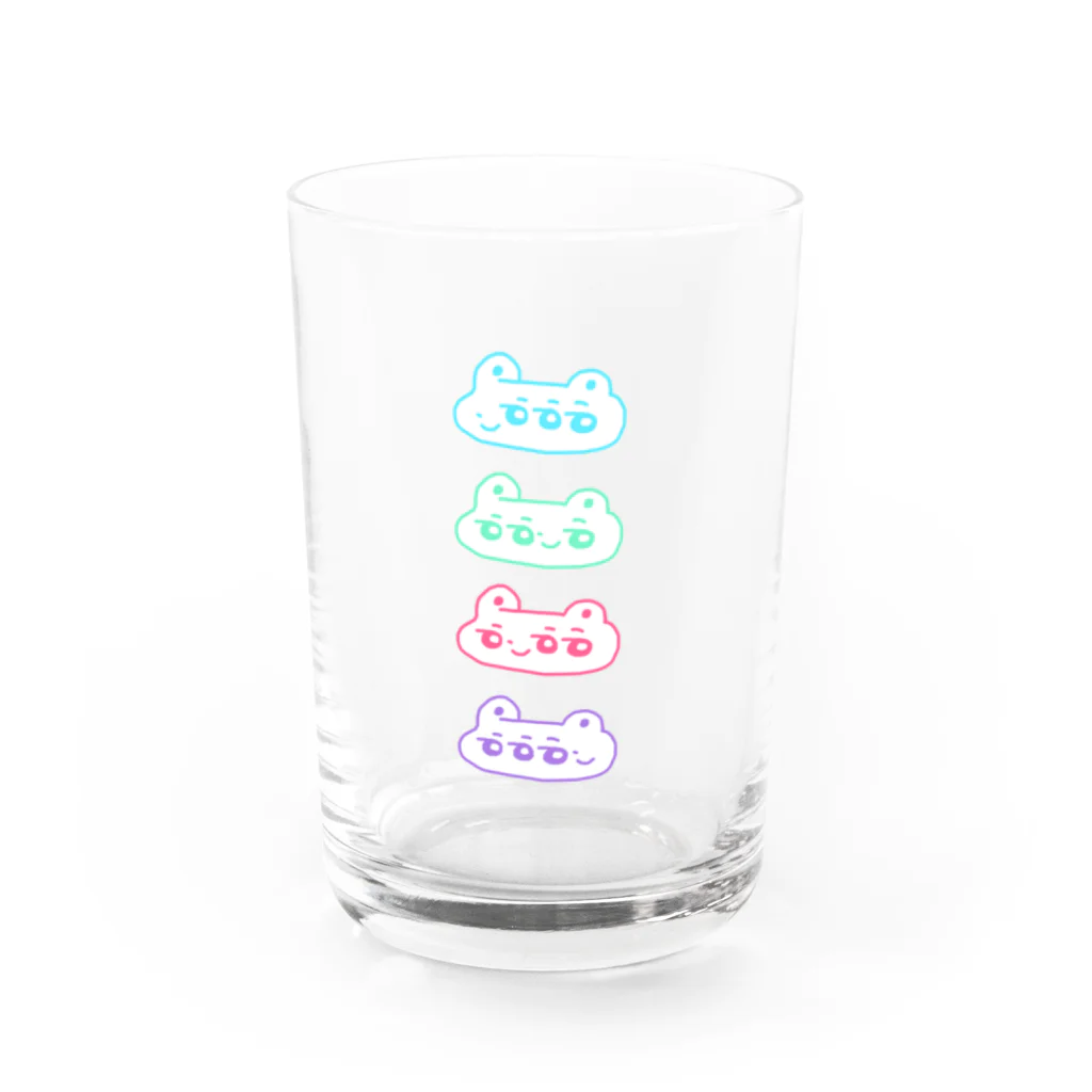 玉野ハヅキの謎のくまめたち Water Glass :front