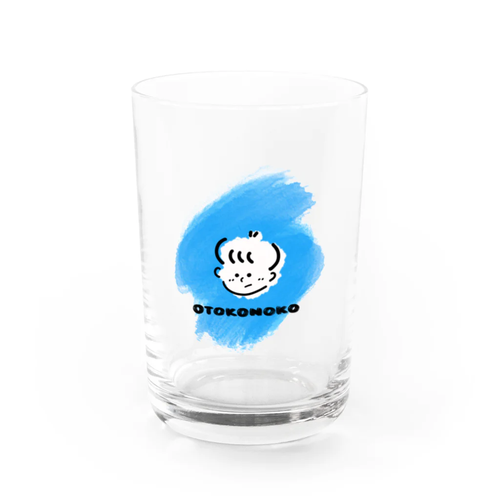 xiangのOTOKONOKO BLUE Water Glass :front