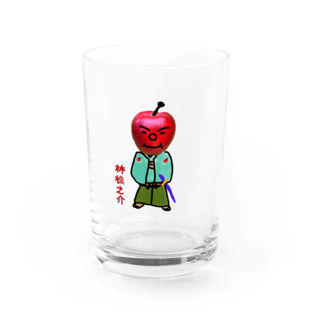 ＡＫＩＲＡのお店のりんご侍−林檎之介 Water Glass :front