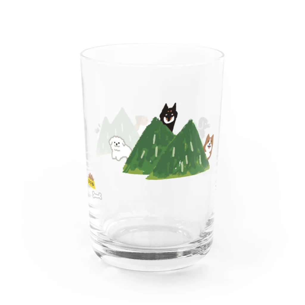 たかはしみどりの山と犬たち Water Glass :front