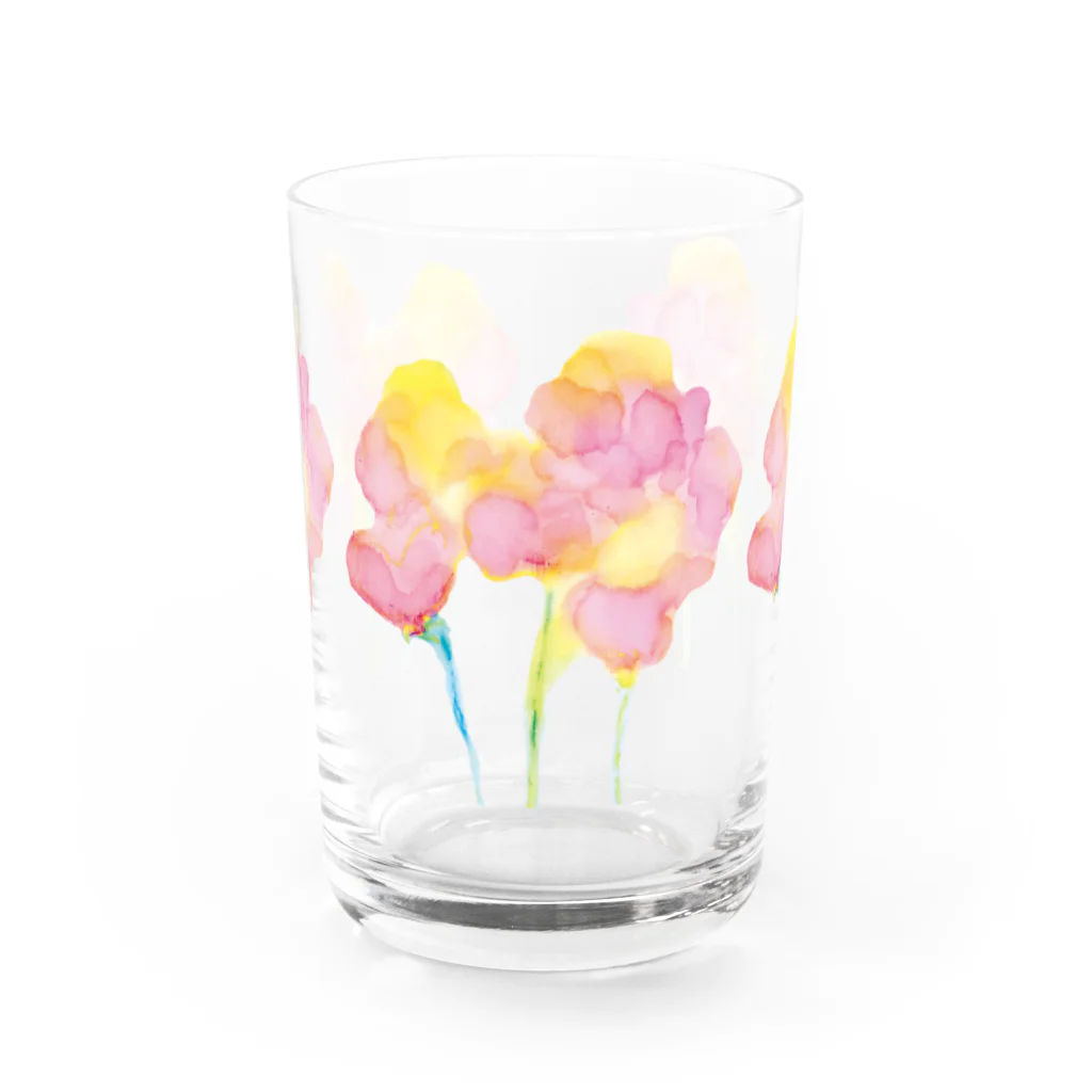 no7__tokyoの咲き乱れるohana Water Glass :front