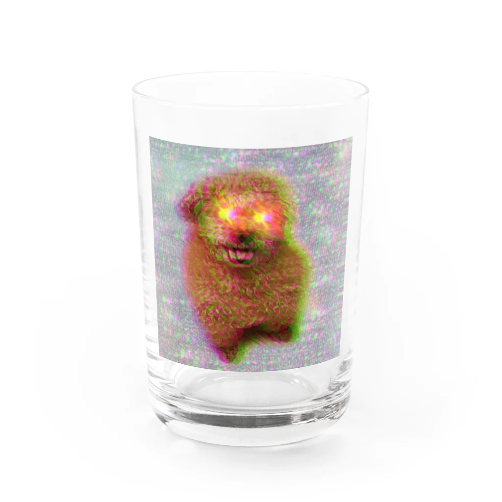 tacos_21の他所の犬 Water Glass :front