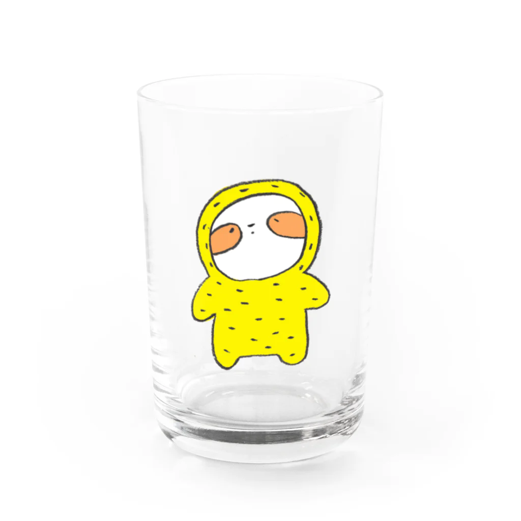 ゴキゲンサンショップのなまけものちゃん（ふーん） Water Glass :front