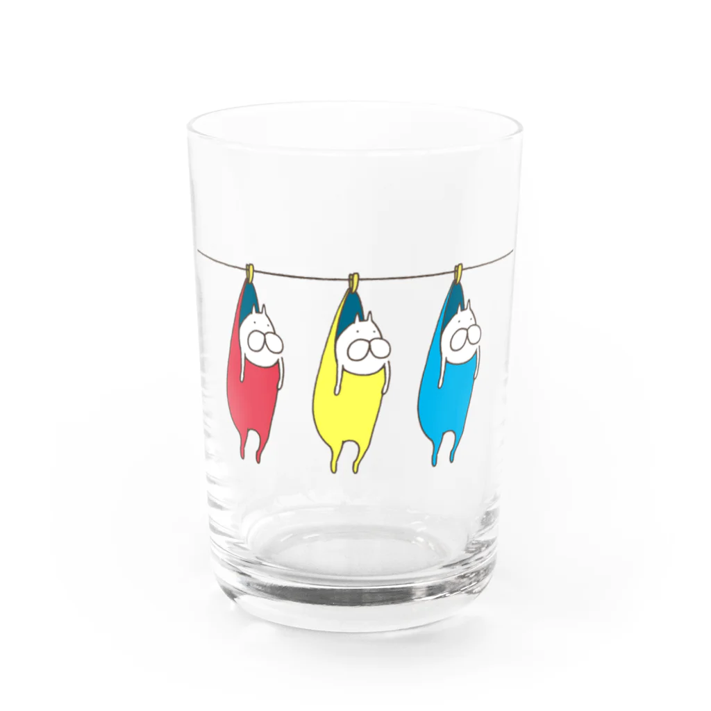 くらきち ONLINE SHOPのねこタイツの洗濯 Water Glass :front