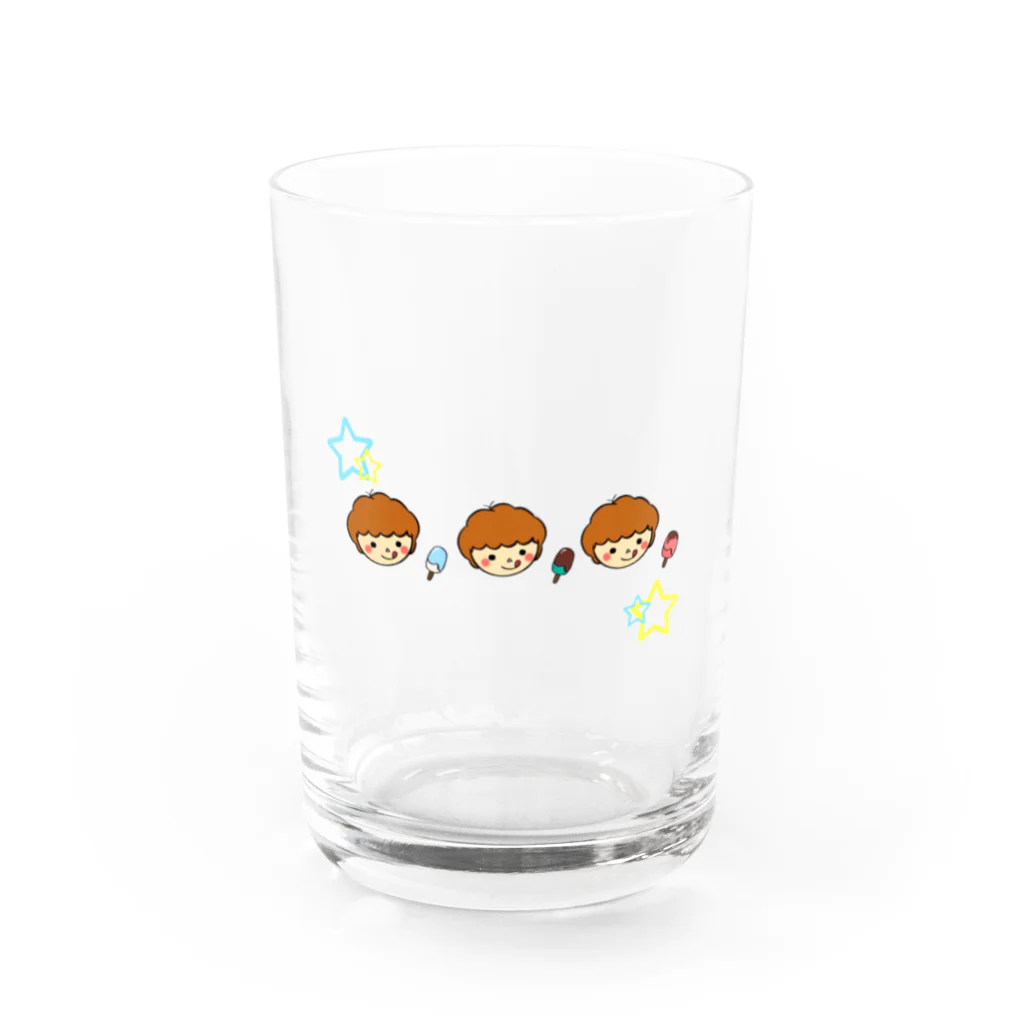 Yuuのオリジナルイラスト1のよくばりグッズ Water Glass :front