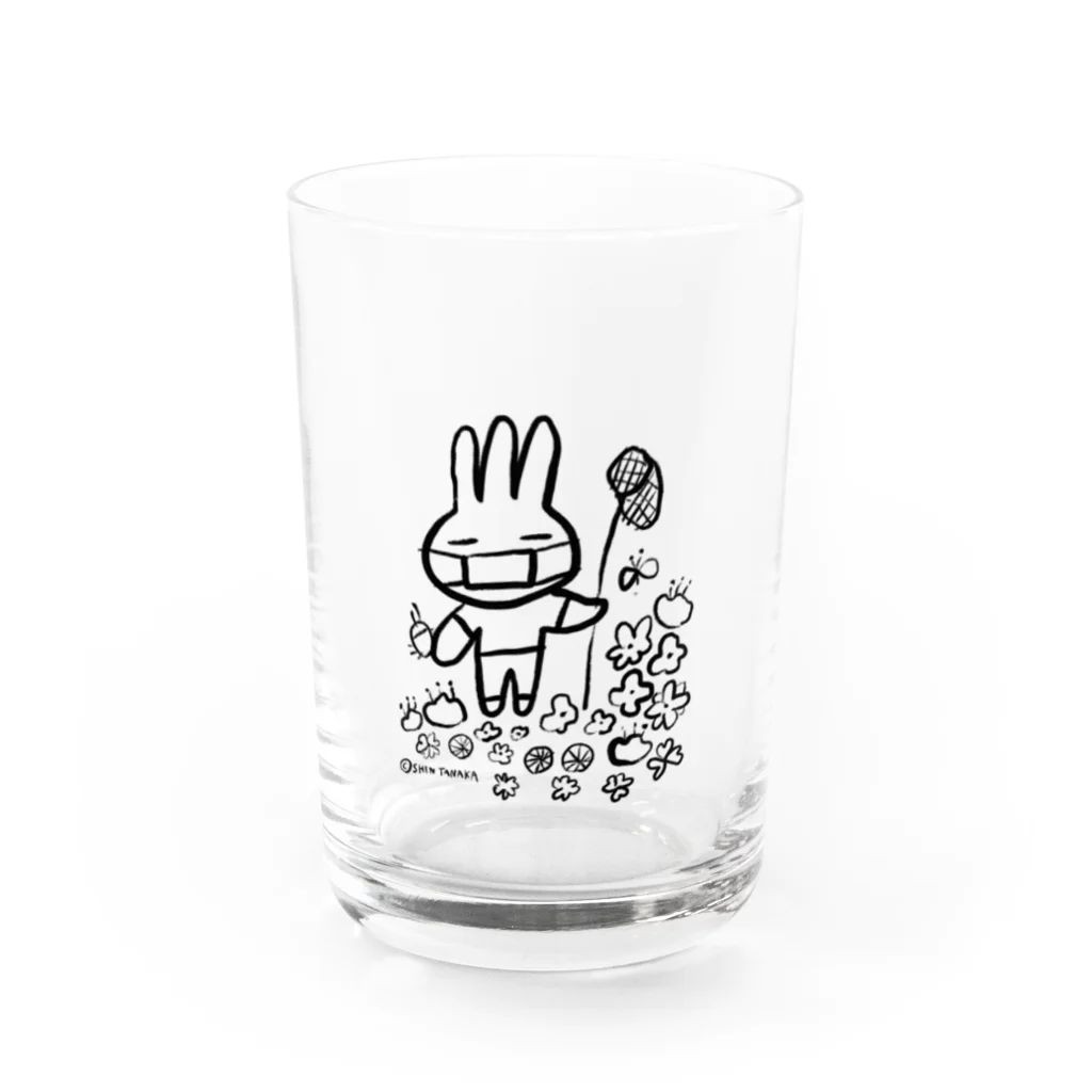 たなかしんのおみせのみさぎ夏マスク Water Glass :front