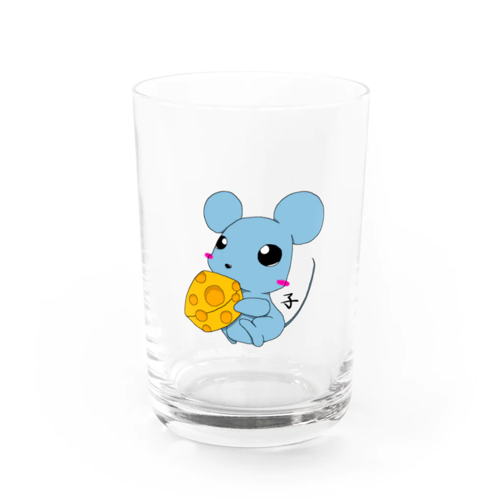 みゆひなの子年 Water Glass :front