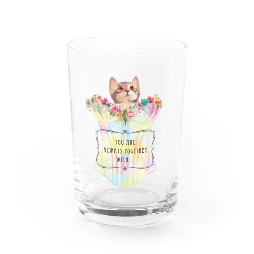 しきみふとしのビスチェ猫 Water Glass :front