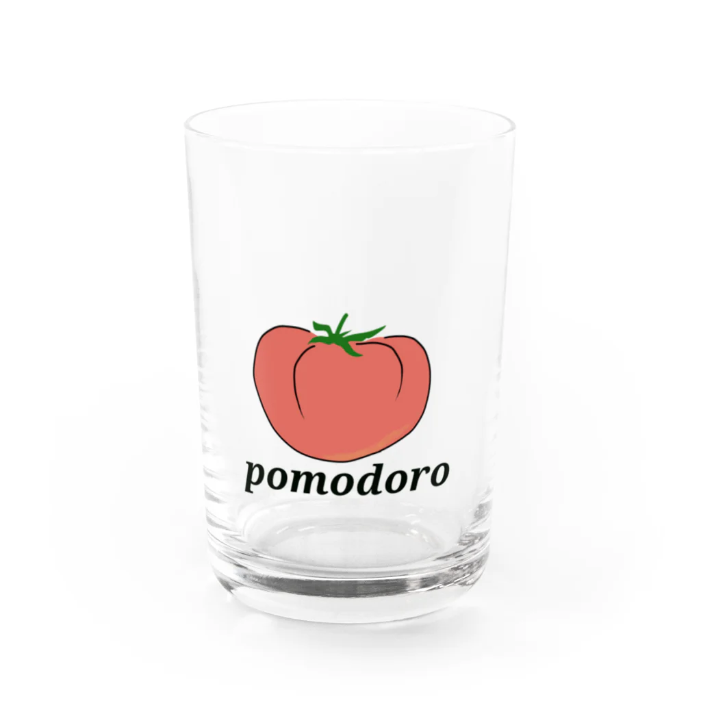 天才工房のポモドーロ Water Glass :front