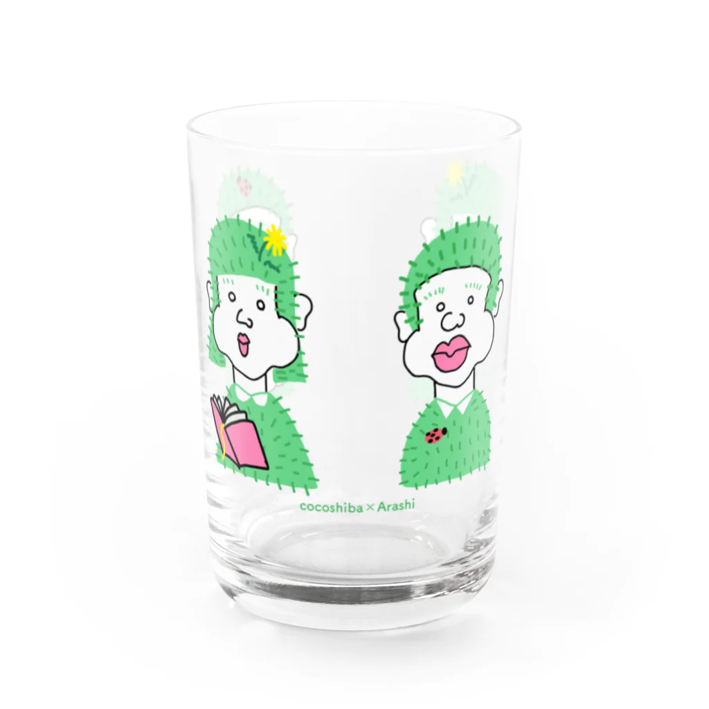 ココシバのココシバ×ARASHI Water Glass :front