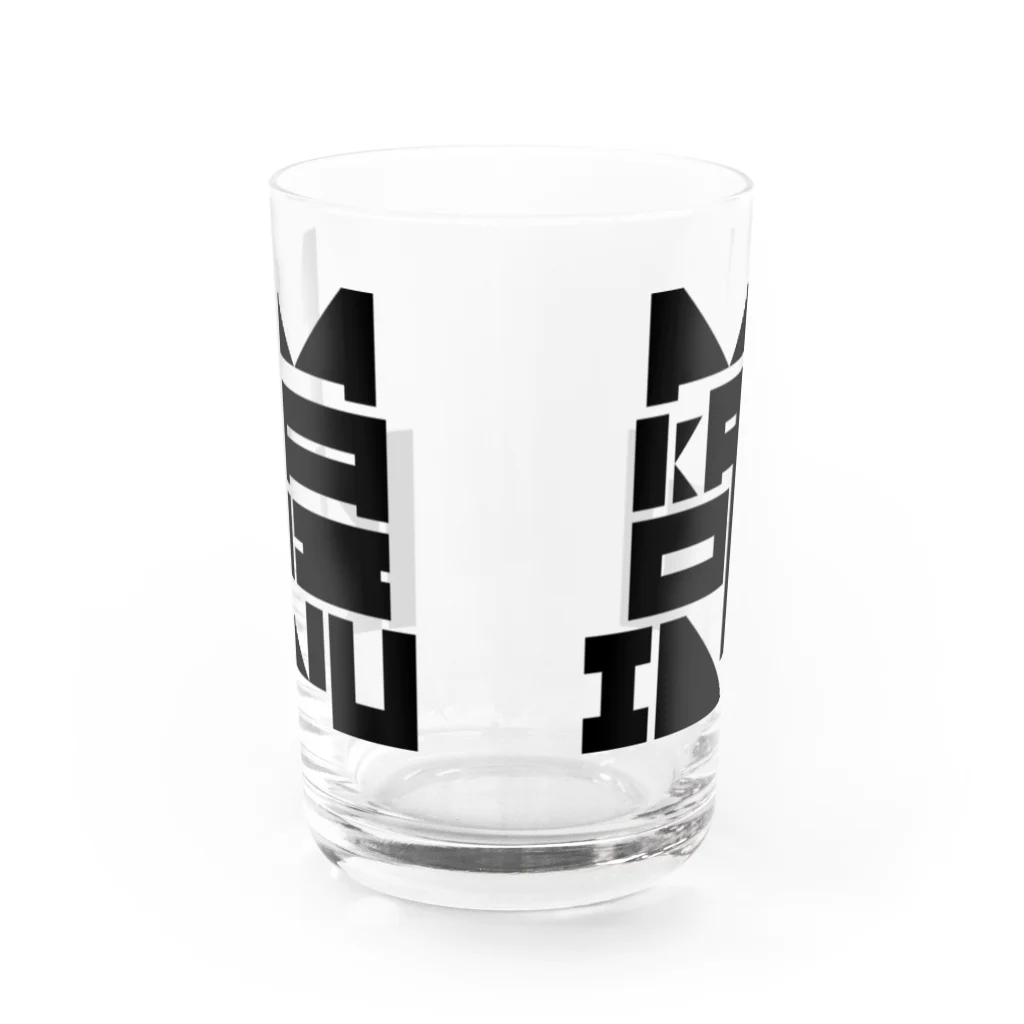 1110graphicsのKOMAINU / 狛犬 Water Glass :front