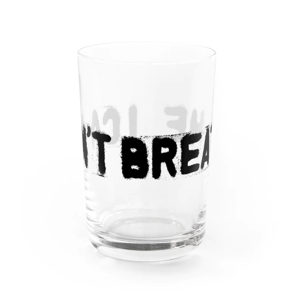 shoppのI CAN'T BREATHE Water Glass :front