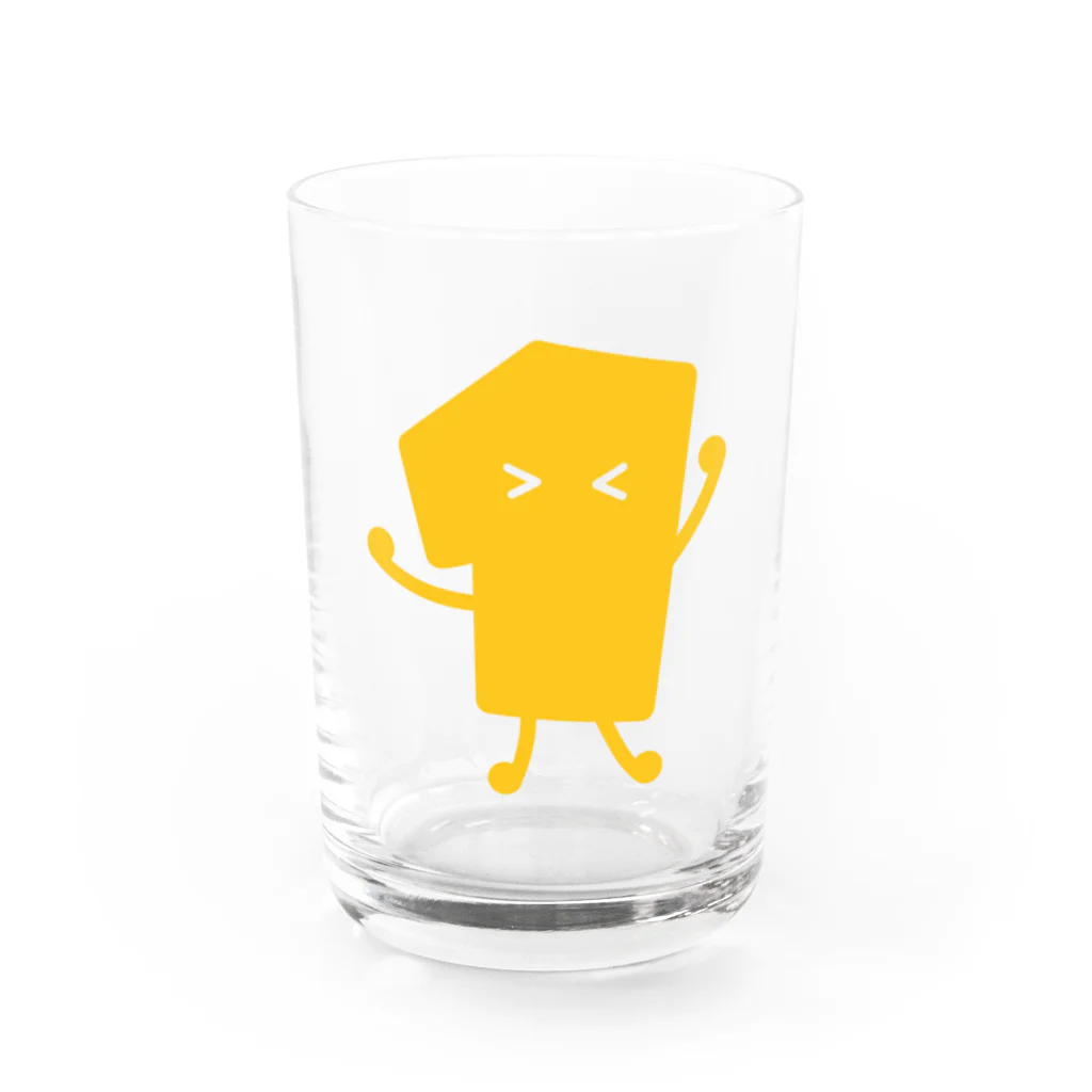 つまみの数字 Water Glass :front