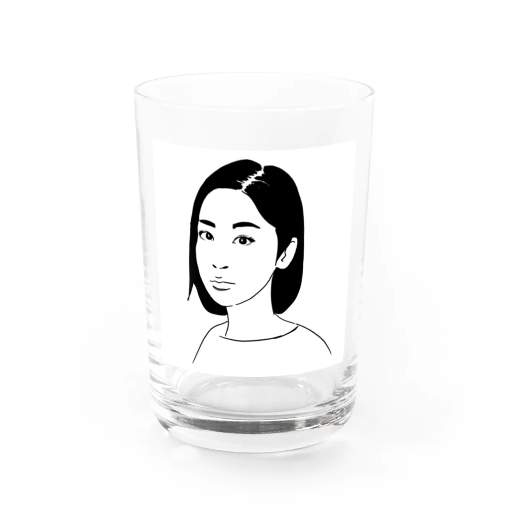 岩田午後のMy Girl, Rock & Roll. Water Glass :front