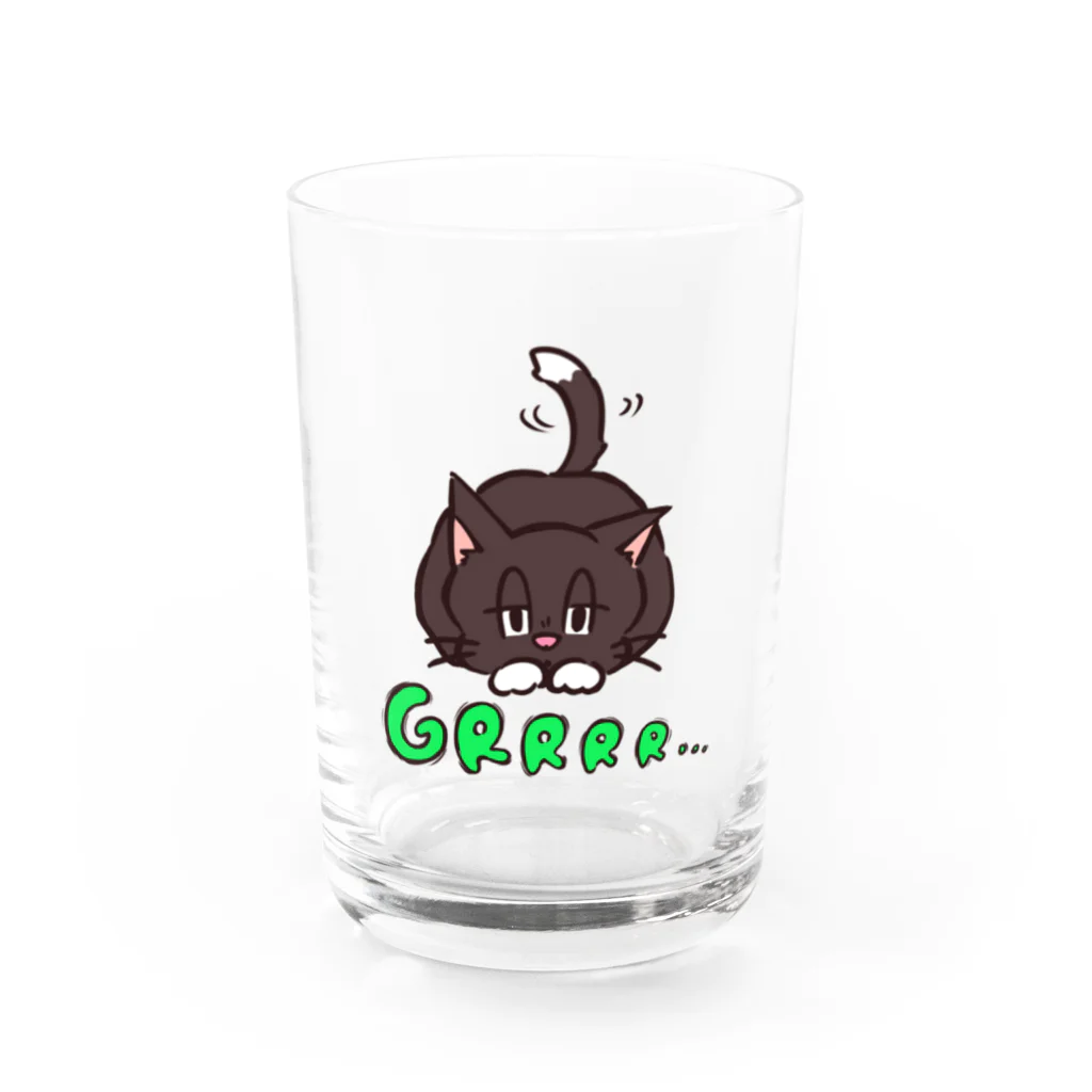 HAPPY MILK MARKETのGRRRR Water Glass :front