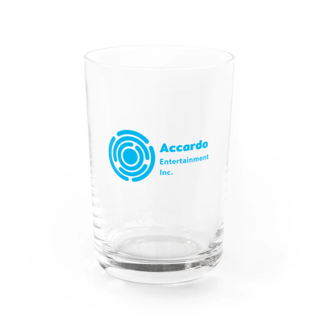南十字星の【あお】アッカルド・エンタテインメント社ガラスコップ Water Glass :front