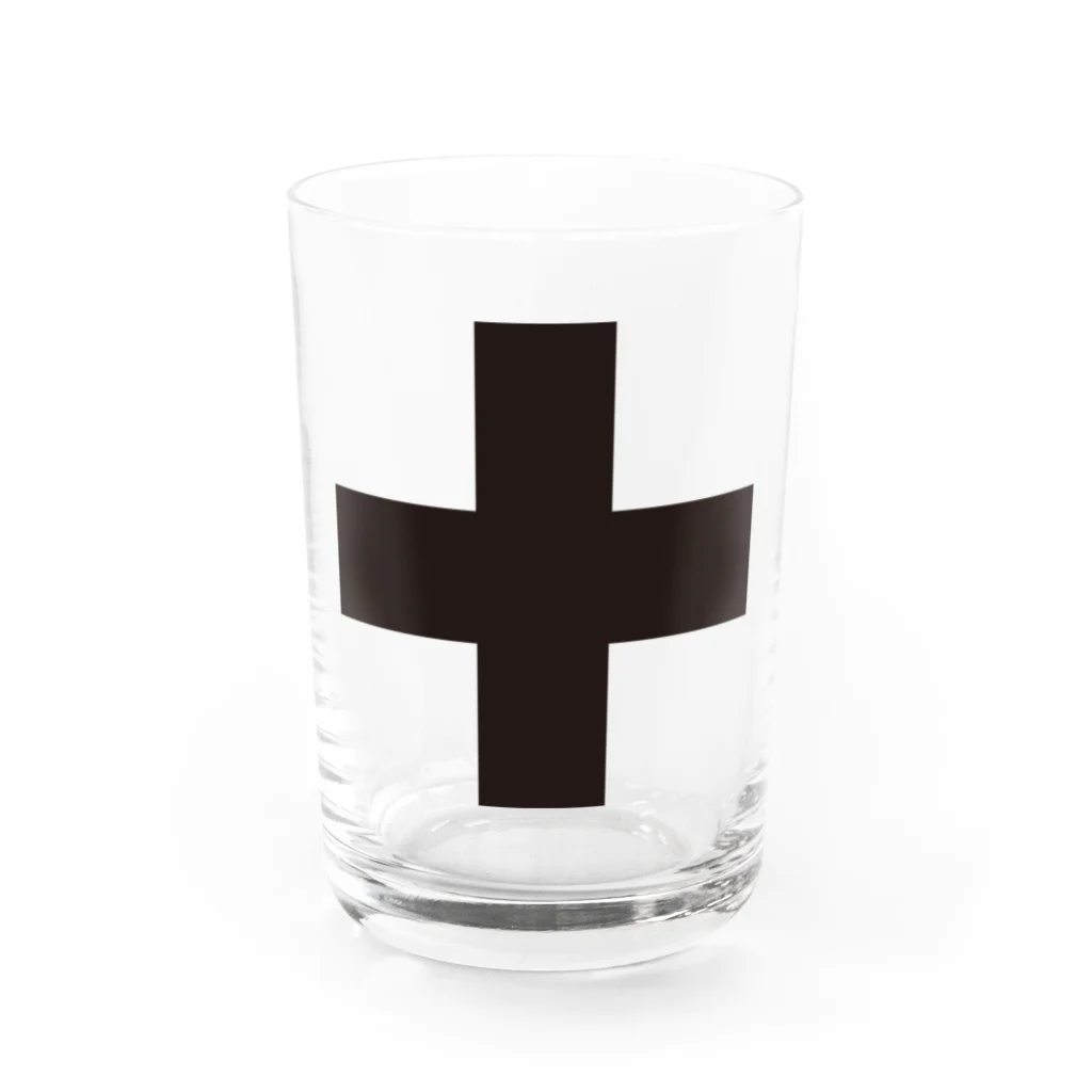 日本人のギリシャ十字 Water Glass :front