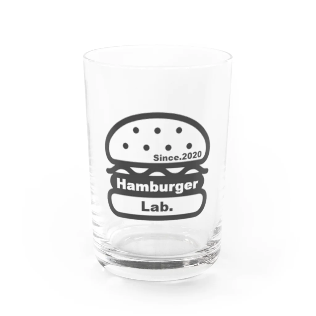 メガネ@バーガーけんきゅういんのHambuger Lab.  Water Glass :front