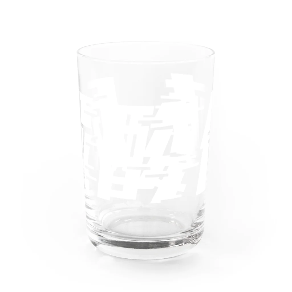 SANKAKU DESIGN STOREの光の速度で上がる尿酸値。 白 Water Glass :front