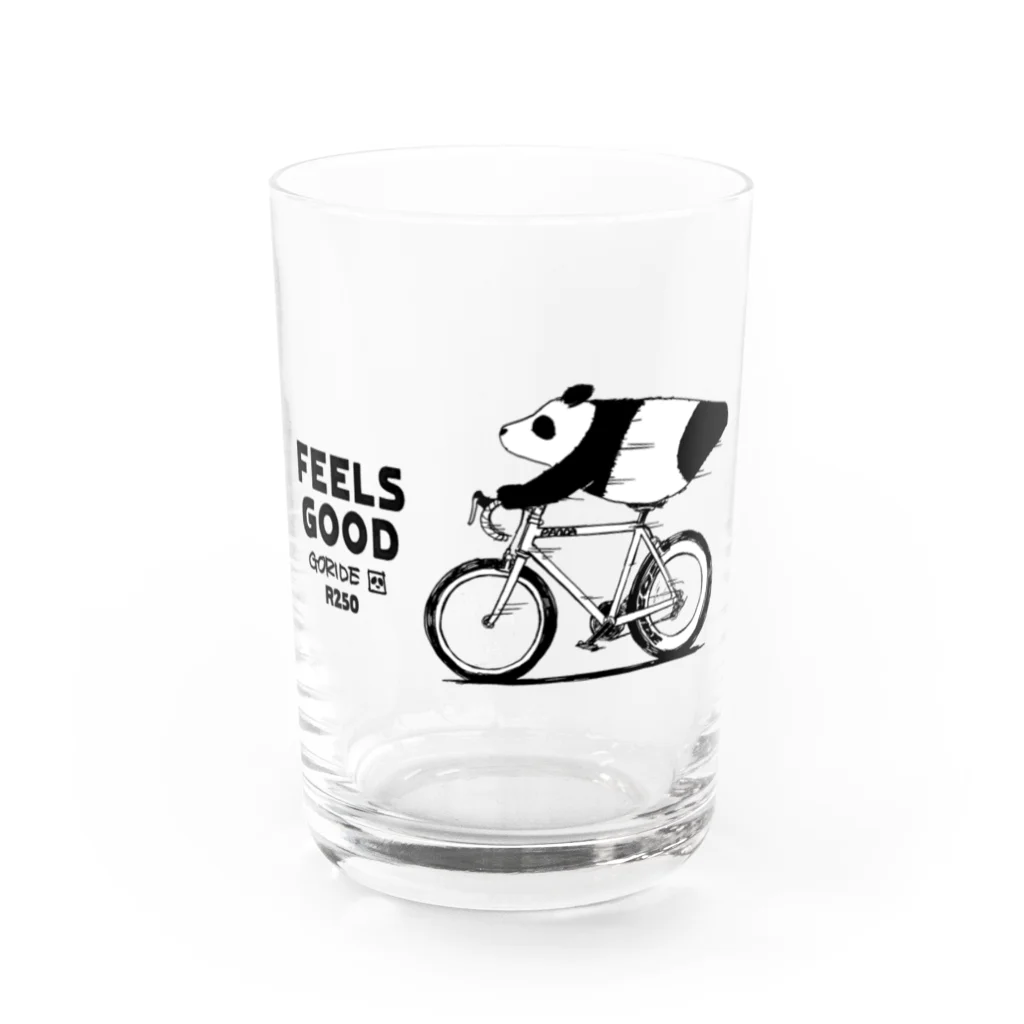 WORLDCYCLEのスーパーマンパンダ Water Glass :front