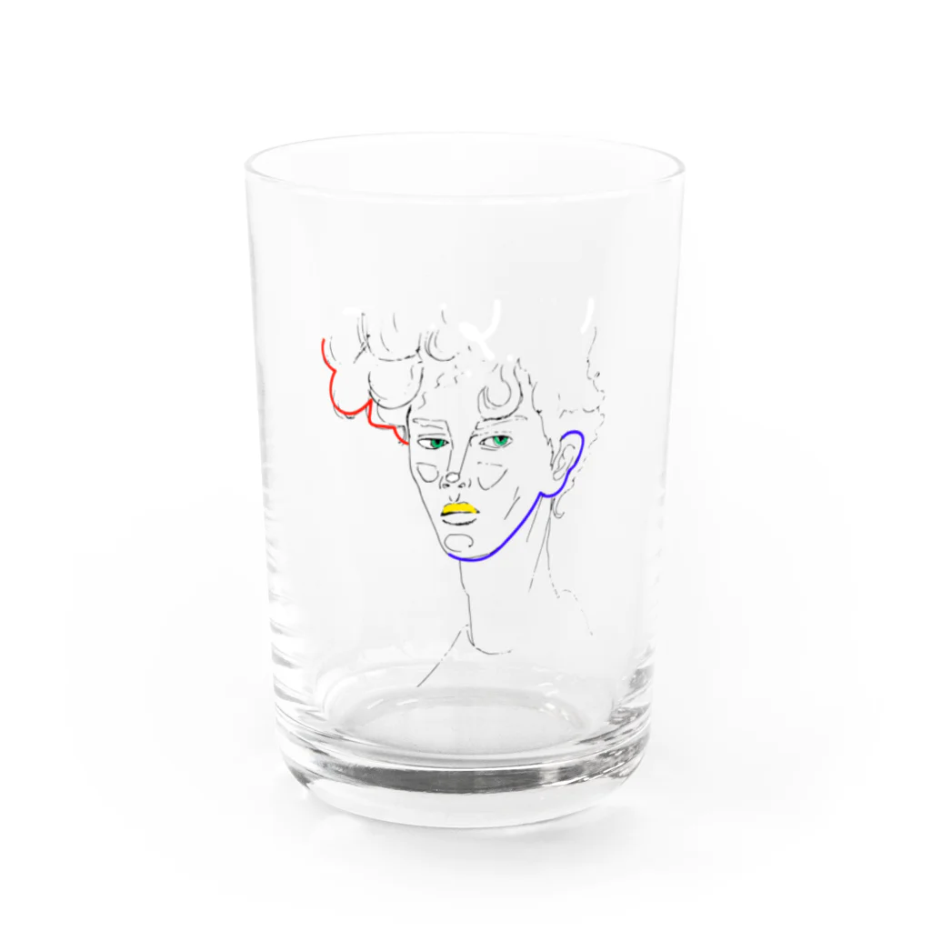 oga.のけだるげボーイ Water Glass :front