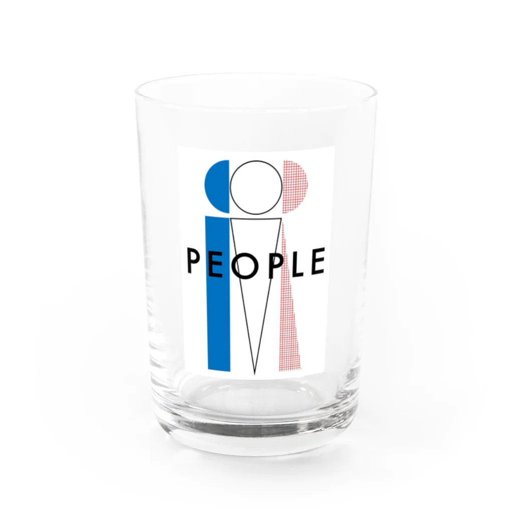 InterestのPEOPLE +chara Water Glass :front