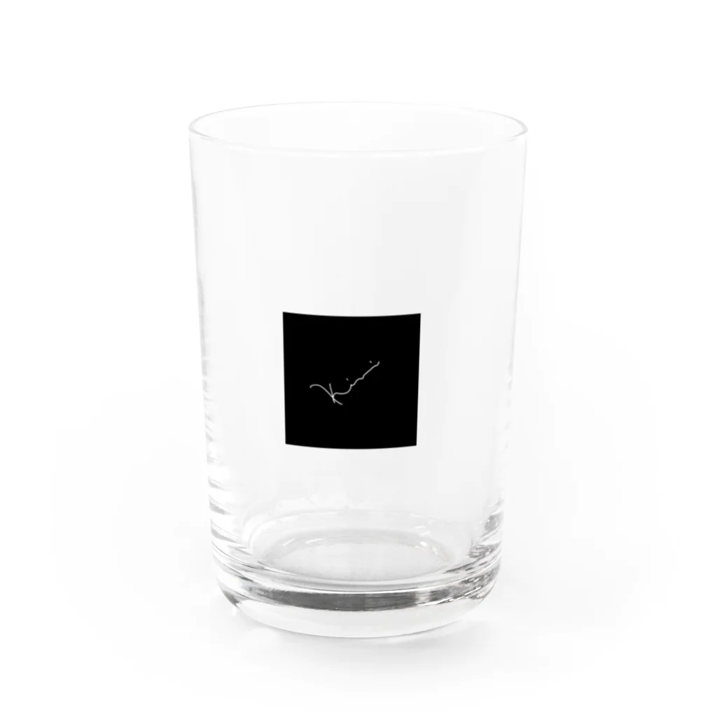 オノデラキミ❘クリエイティブ兼ブランディングのkimiのものロゴ Water Glass :front