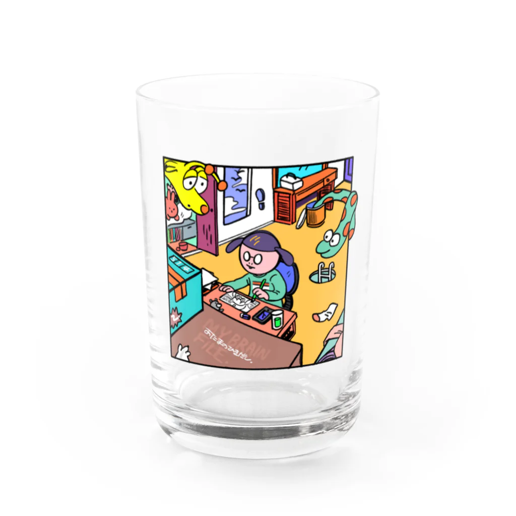 ワサビのYAPPY Water Glass :front