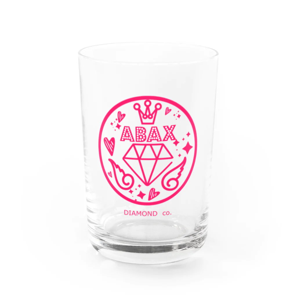 ABAX DIAMOND co.のABAX DIAMOND co. 丸型cute柄 Water Glass :front