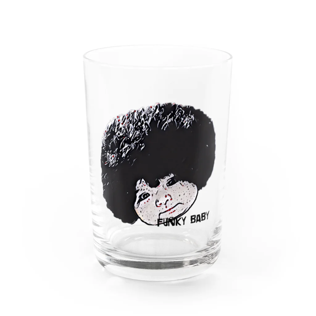 春夏秋冬～shikiorioriのFUNKY BABY Water Glass :front