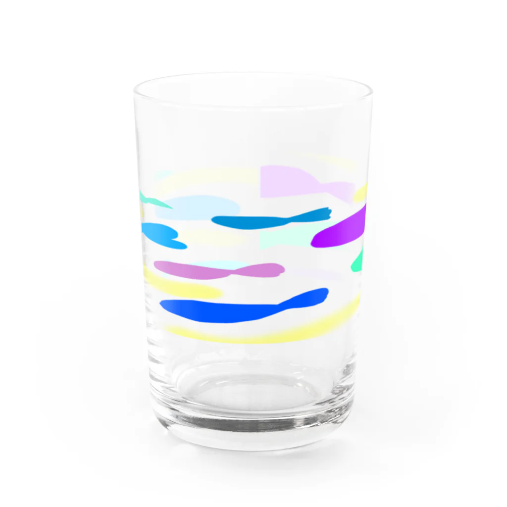 ハナ屋のすばやい魚🐟 Water Glass :front