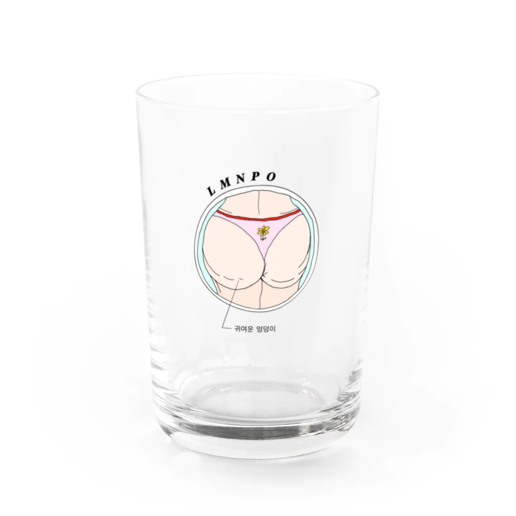 lmnpの透けない-カワイイオシリ- Water Glass :front