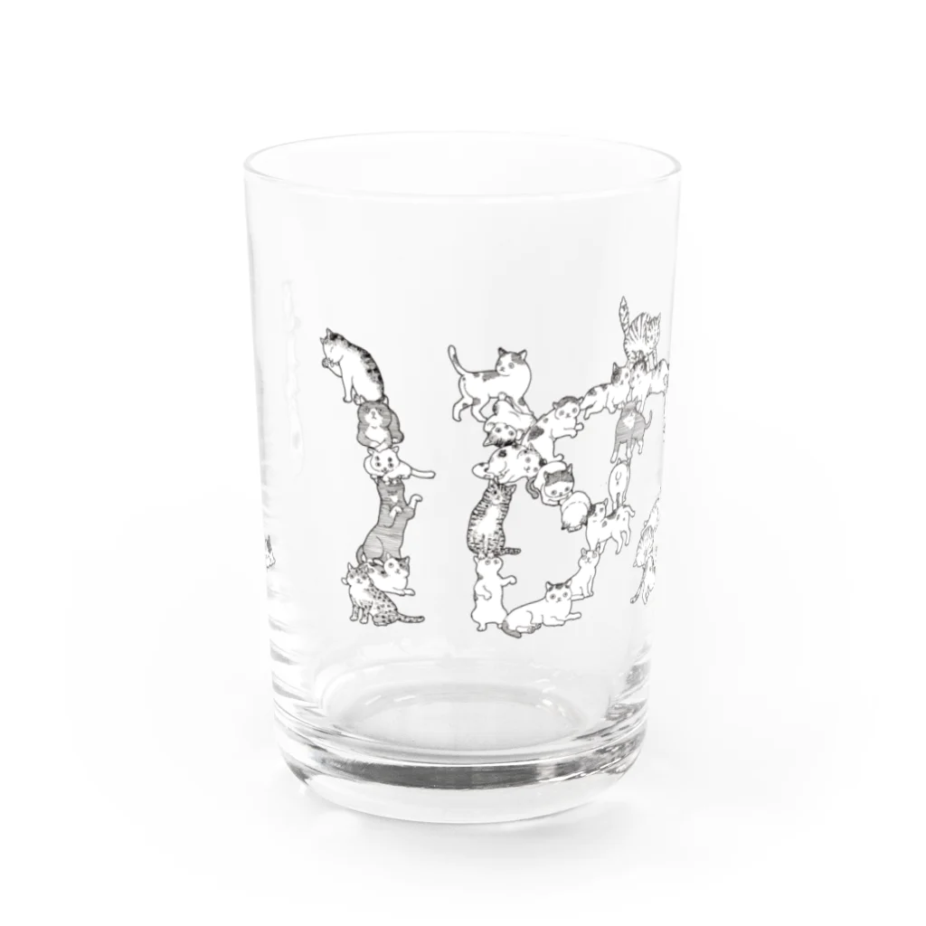 nawoko-yaの犬なのに猫 Water Glass :front