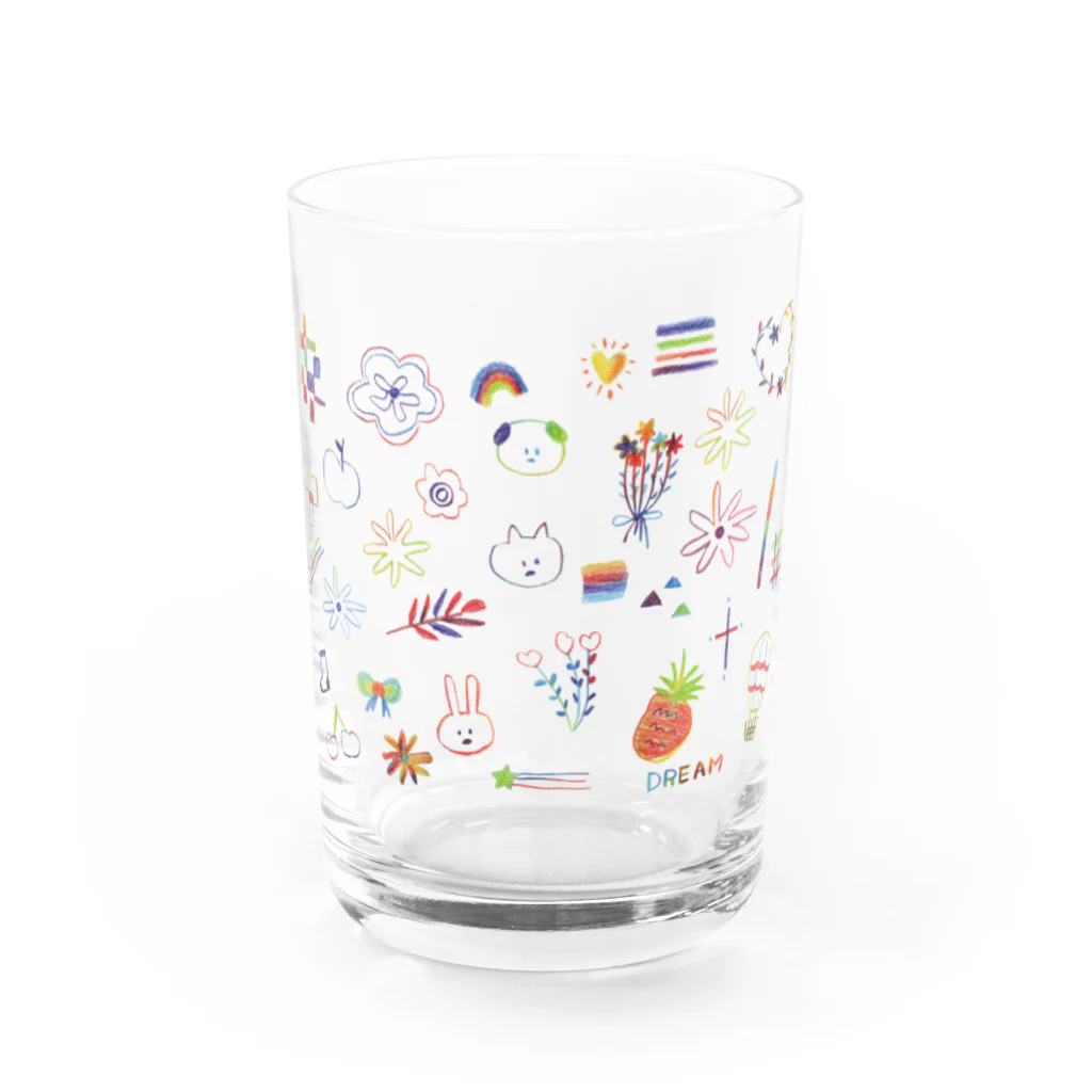 omusubi panのゆめいっぱい Water Glass :front