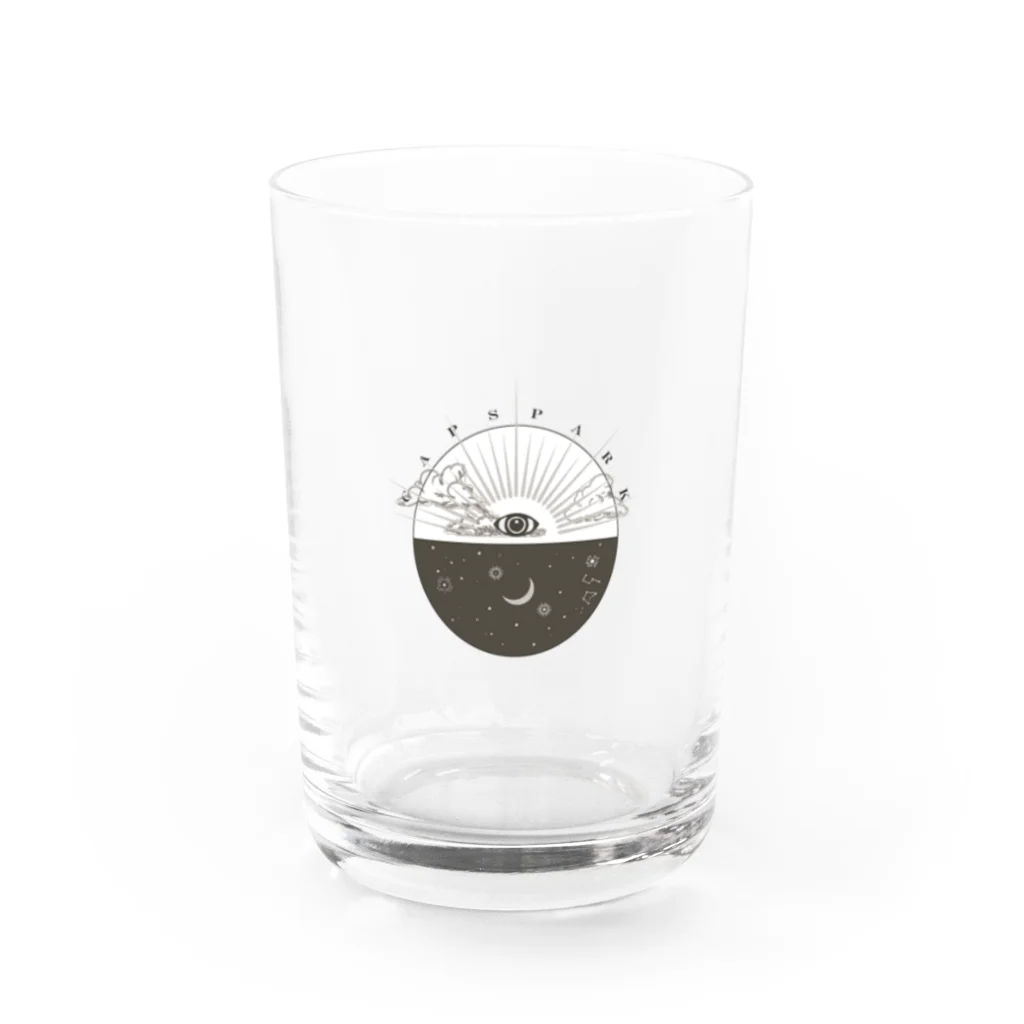 CapsparkのCapspark  万物を照らす光　Grey Water Glass :front