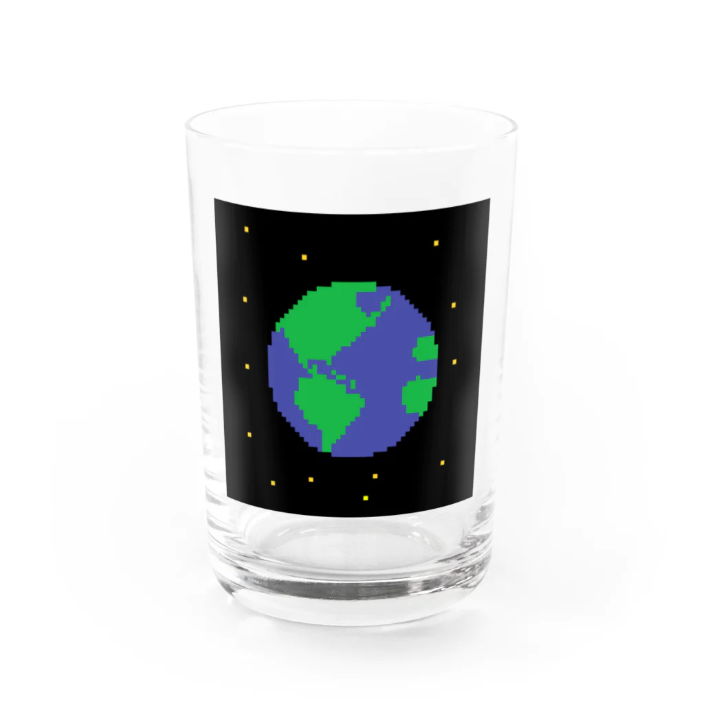 化石ハンター⚒の地球 Water Glass :front
