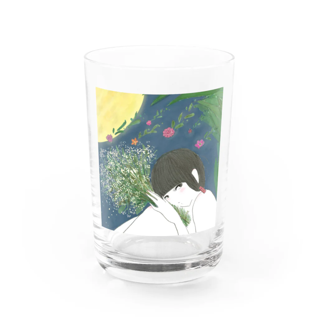 HAGU HOSHINO COLLABORATION STOREの【MAKI】HAGU HOSHINO Glass Water Glass :front