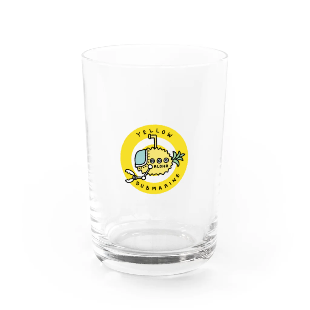 TakeLoop_goodsのYellow　Submarine Water Glass :front