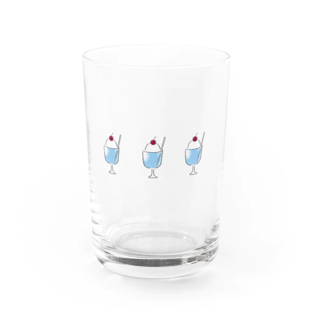 holidayのくりーむソーダの夏 Water Glass :front