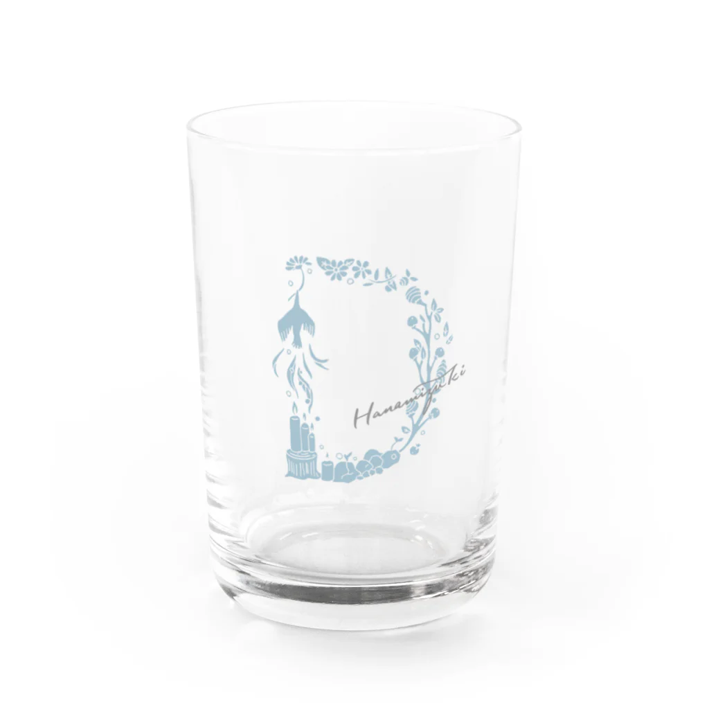 ハナミズキフォント_誕生・結婚・出産祝いのmini_D Water Glass :front